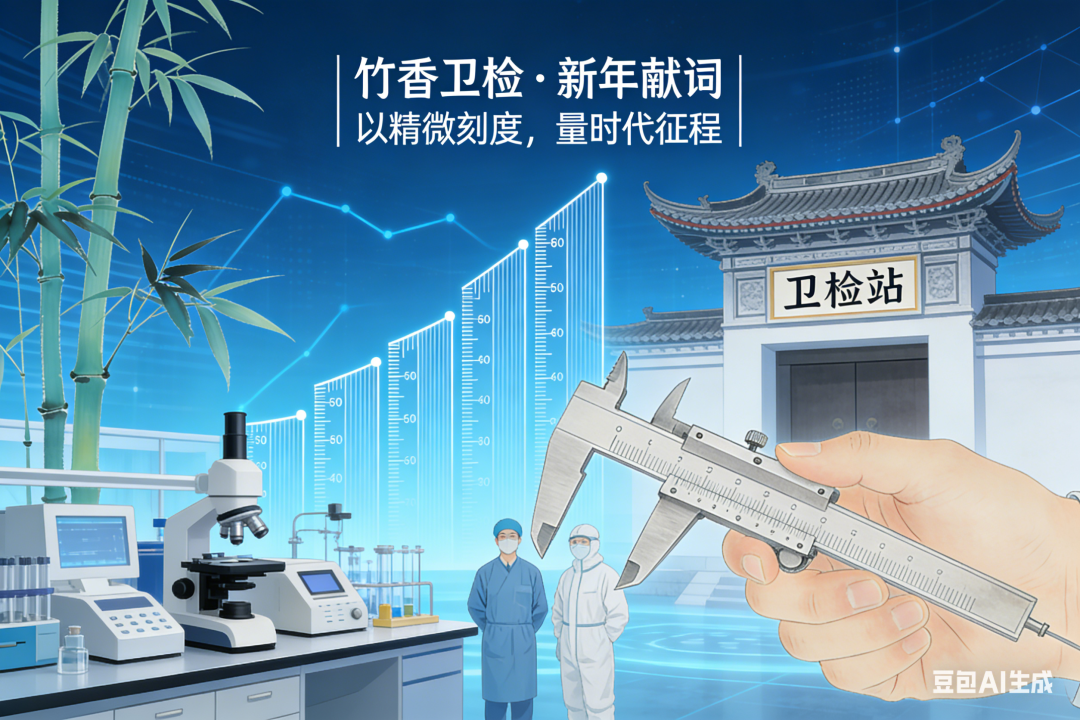 竹香卫检 · 新年献词 | 以精微刻度，量时代征程